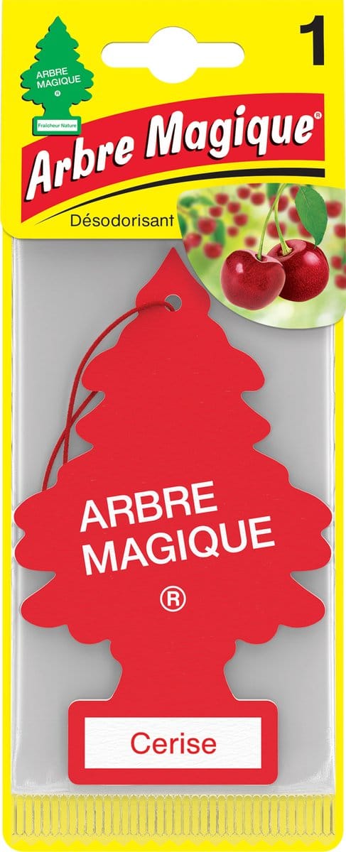 Wonderboom Luchtverfrisser Kersen - auto geurtje - auto parfum - Arbre Magique