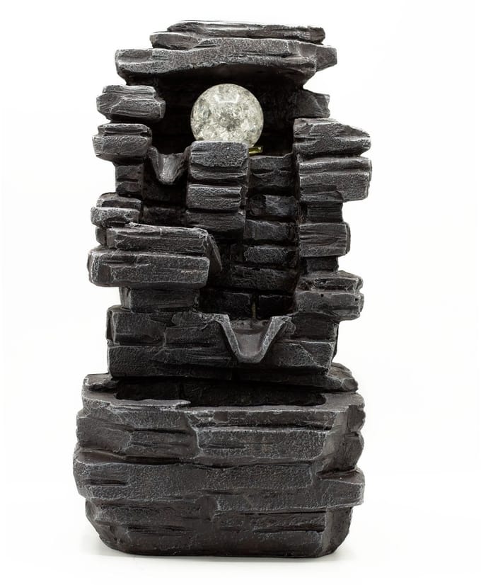 Ancient Wisdom - Theepot - Travel Mountain theepotset met glazen behuizing en infuser - keramiek - reiskoffer - losse thee - theekopjes - infuserhouder