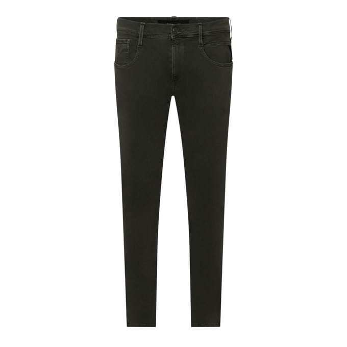 Replay Anbass Hyperfreak stretch-slimfit-jeans voor heren (Groen)