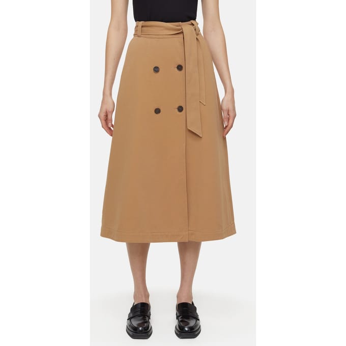 Closed Trench Skirt Biscotti Brown Größe: S | Midiröcke Outlet | Damen | Braun