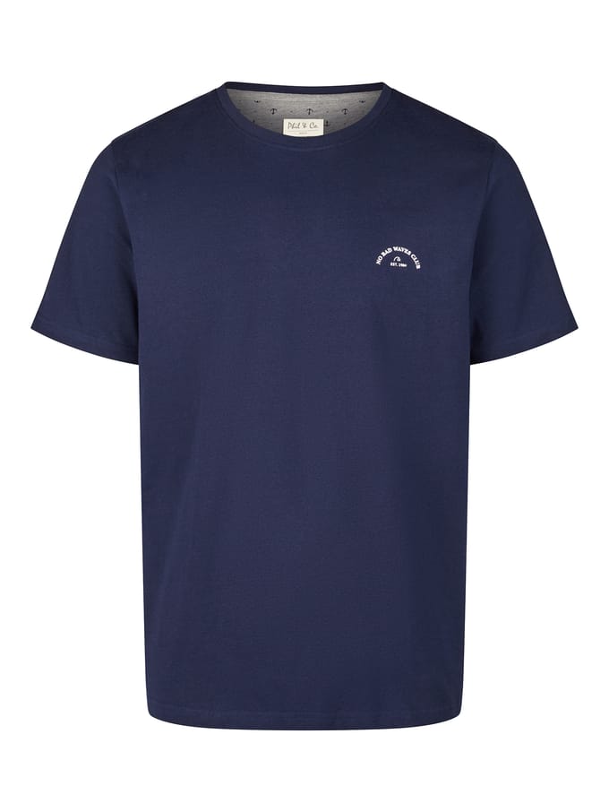 Phil & Co Heren Shortama Korte Pyjama Set Donkerblauw - Maat XL