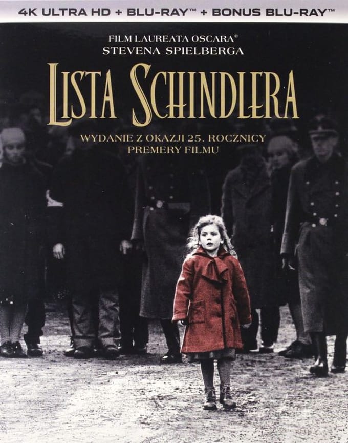 Schindler's List [Blu-Ray 4K]+[2xBlu-Ray]