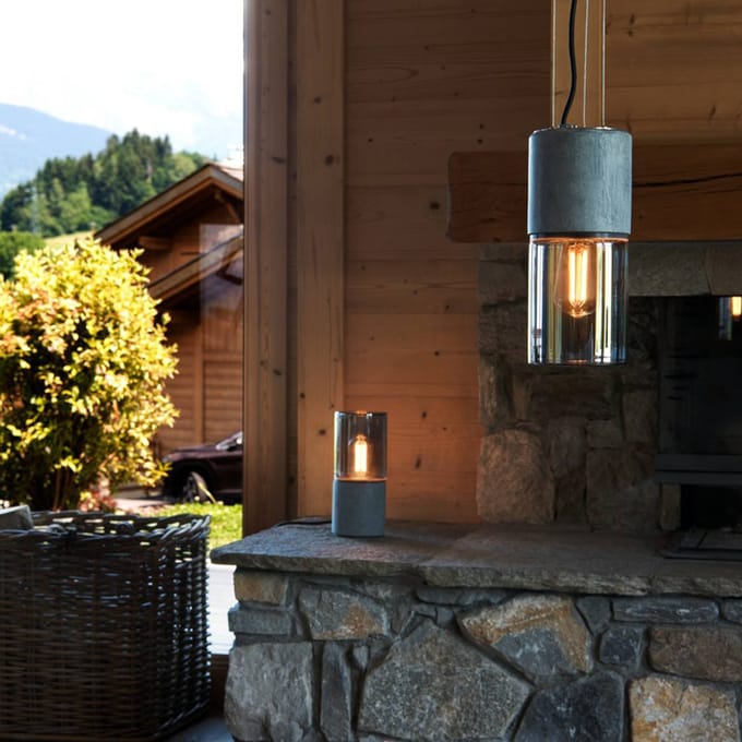SLV Lisenne hanglamp met rookglas