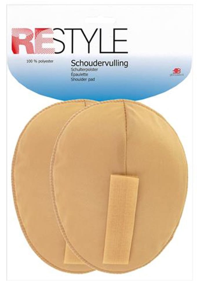 Schoudervulling met klittenband Restyle