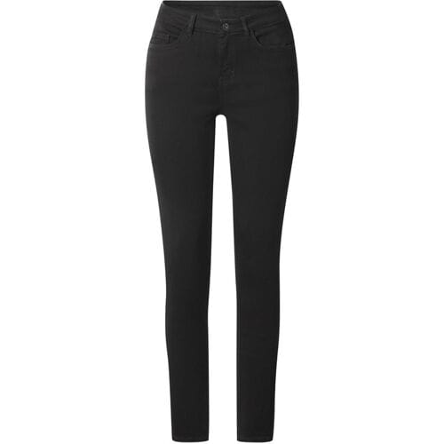 ESMARA Dames push-up jeans, skinny fit, normale taillehoogte (Zwart, 36)