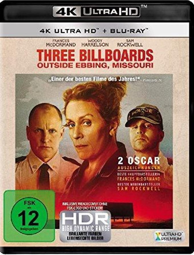 Three Billboards Outside Ebbing, Missouri (Ultra HD Blu-ray & Blu-ray)
