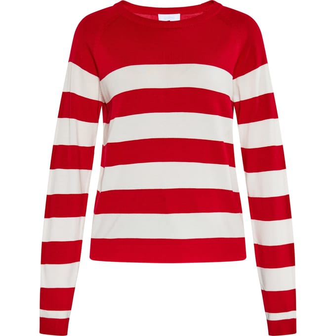 usha Jumper Dames rood wit