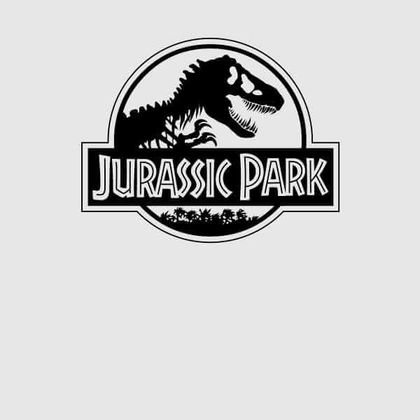 Jurassic Park Logo Hoodie - Grey - S