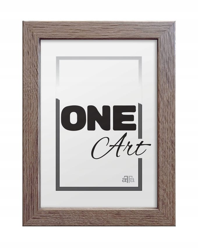 Hekla Fotolijst 18x24 cm - MDF, Truffel Eiken, Staand