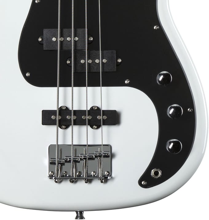 J & D PBJ II Bass White - Elektrische basgitaar
