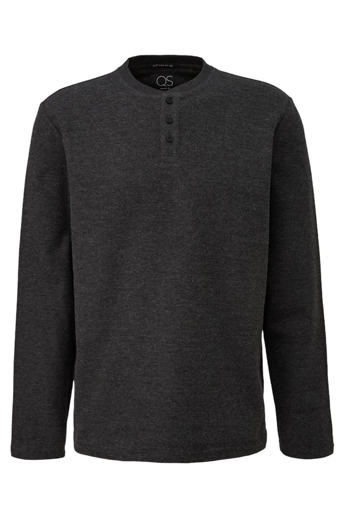 s.Oliver -qs T-shirts Black Taglia: S | Maglie a manica lunga Outlet | Uomo | Nero