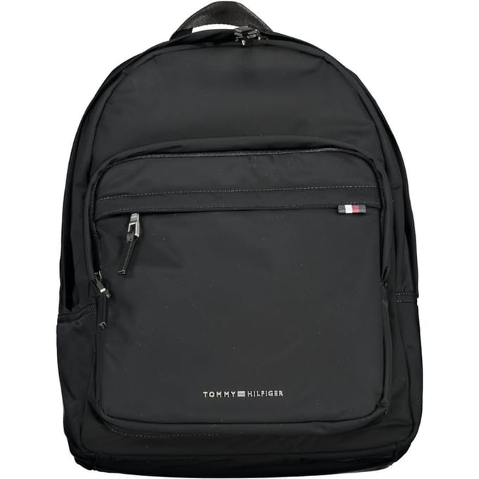 Tommy Hilfiger Zwarte Polyester Heren Rugzak