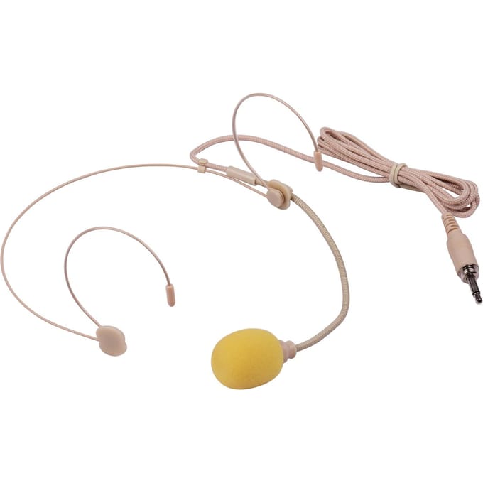 Goede kwaliteit headset-microfoon condensatormicrofoon 3,5 mm haakse interface voor draadloze bodypack 3.5mm Outside Thread Plug