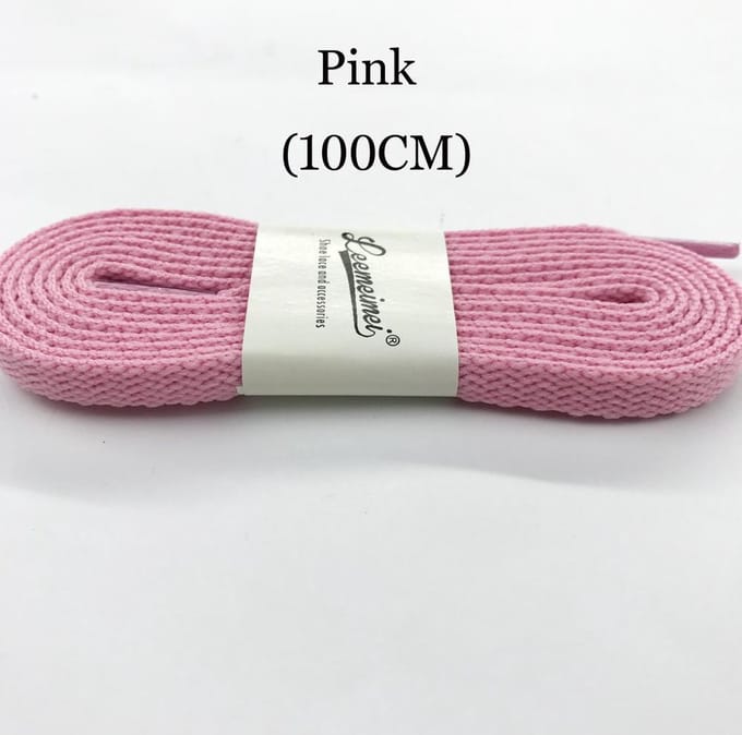 2 Paar mooie Schoenveters - 100 cm - Roze - Veter - Lace - Strikken - Kleur