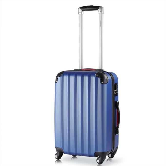 Reiskoffer Blauw Kunststof 40x25x60cm Hardcase 62 L