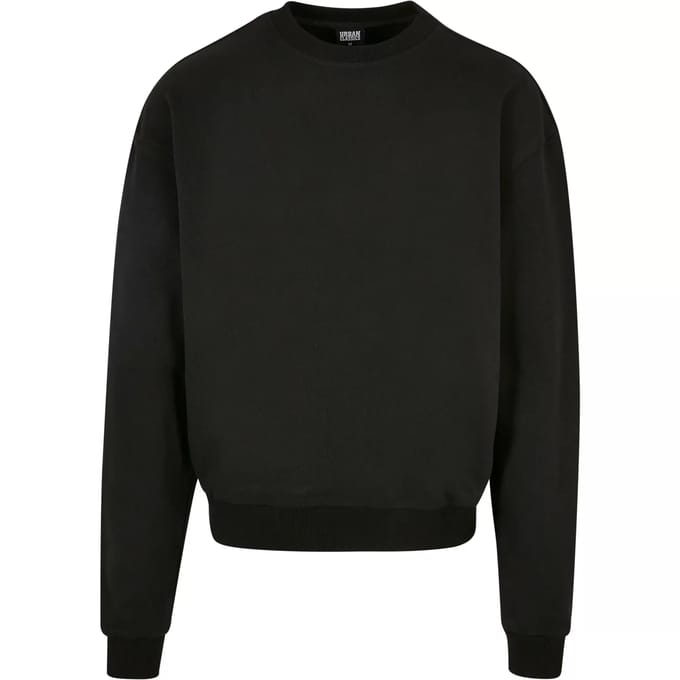 Urban Classics - Ultra Heavy Crewneck sweater/trui - M - Zwart