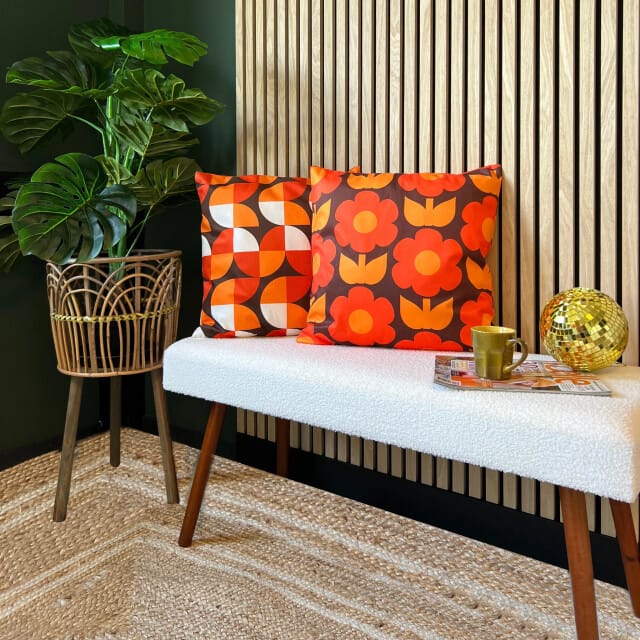 Gek op kussens! Sierkussen retro style #6 | 45 x 45 cm | katoen/polyester