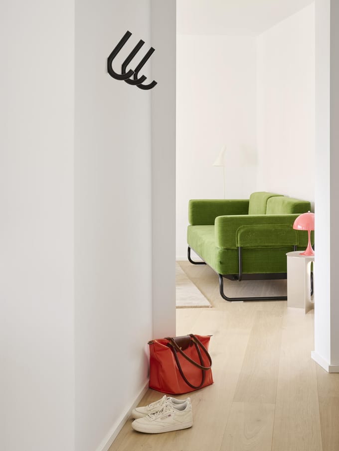 Thonet S 12 Muurhaken - diepzwart