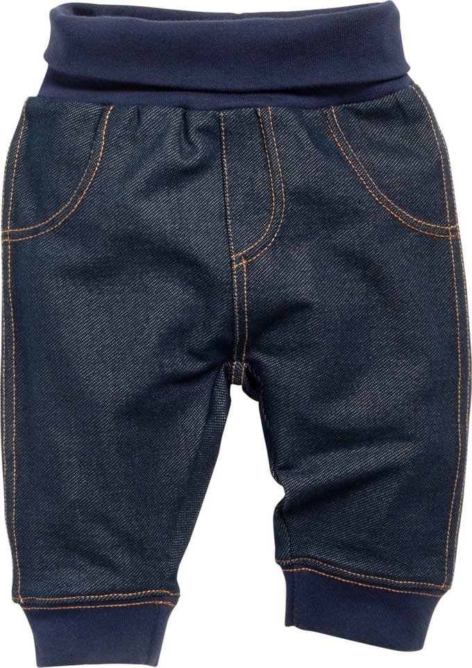 Schnizler Kinder-baby-joggingbroek in jeanslook, blauw