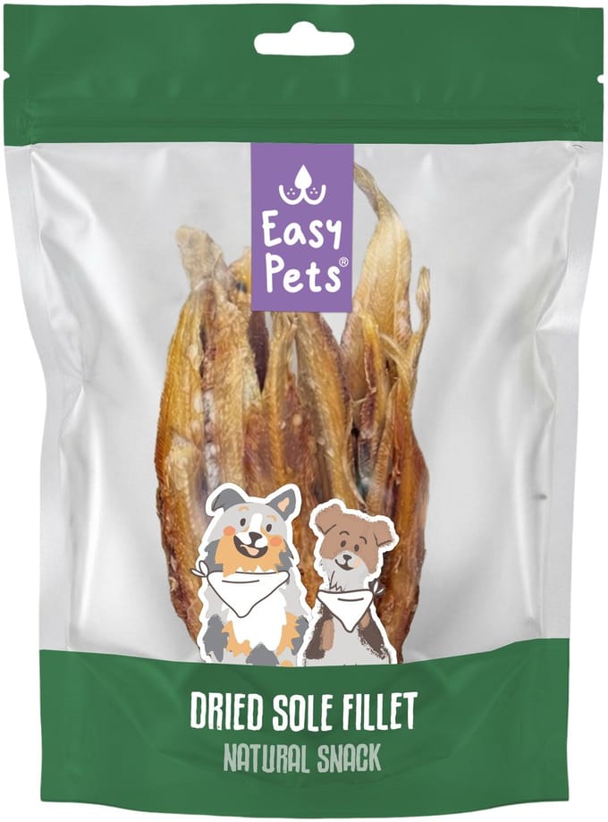 60 gr Easypets gedroogde tongfilet