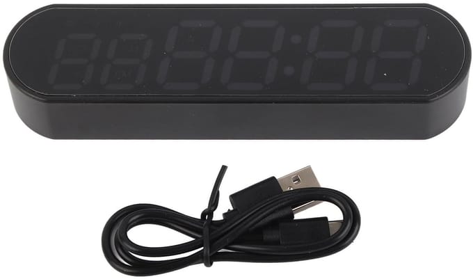 Allecto - Sportintervaltimer - Multifunctioneel Alarm - Lichtgewicht - Zwart - Fitness Timer - Ideaal voor Thuis Training - Draagbaar