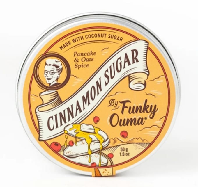 Funky Ouma - Cinnamon Sugar - Travel bin 50g