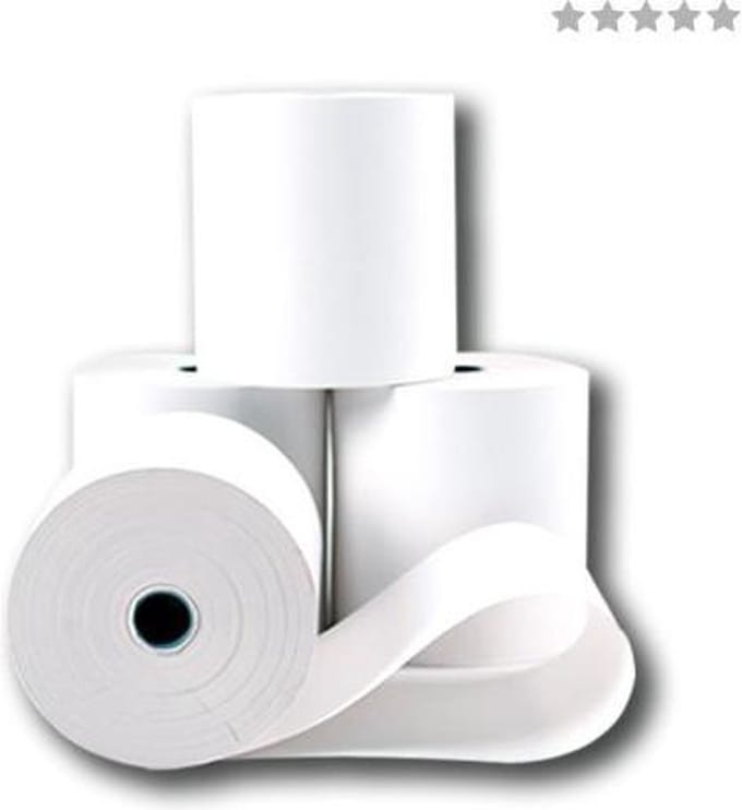 Thermorollen 58x25x12mm - 50 rollen in doos