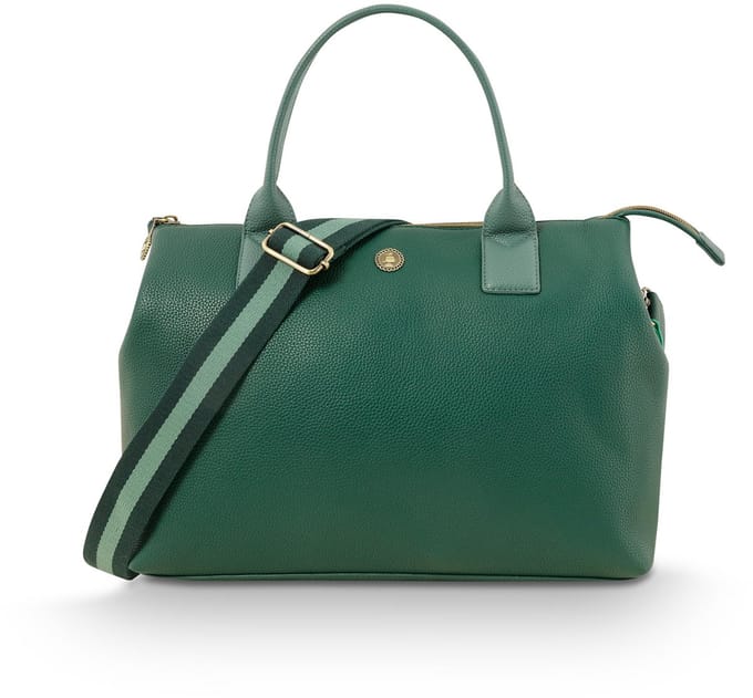 Pip Studio - Fia Handtas - Handtassen dames - Groene tas - 34x16x26.5cm
