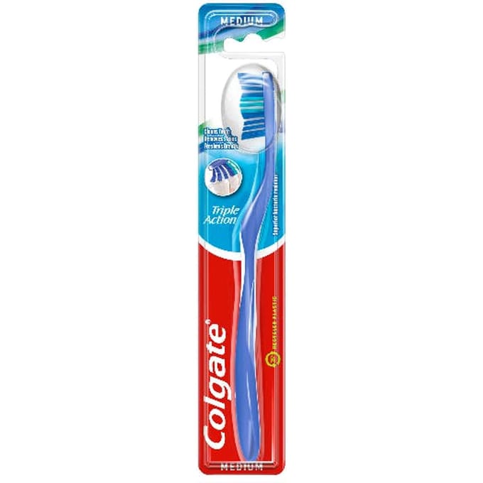 Colgate Triple Action Medium Toothbrush 1 st