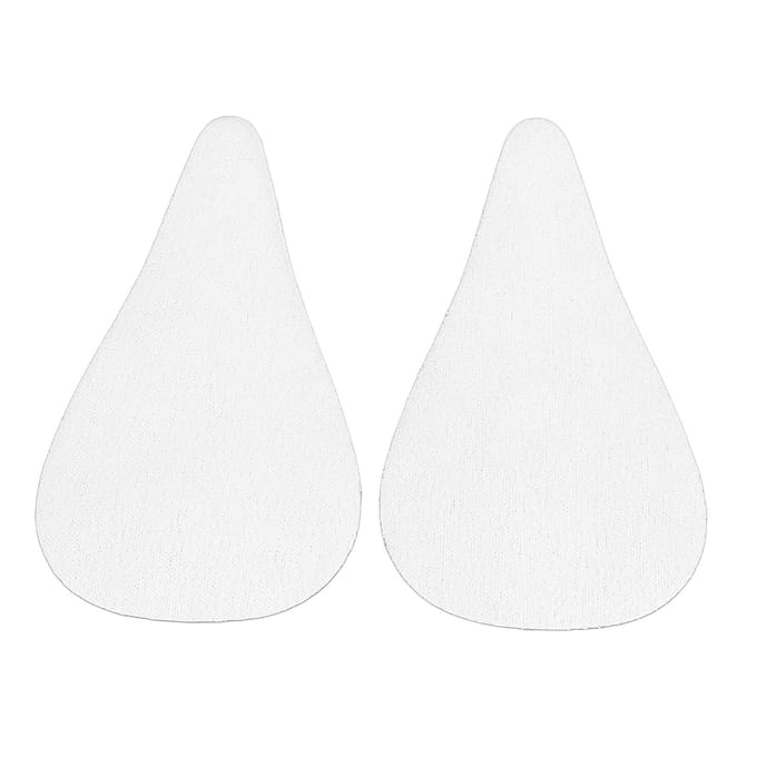 2 pièces Sous-vêtements de bikini Correcteur Imperméable Natation Réutilisable Sans couture Insert en silicone Correcteur white