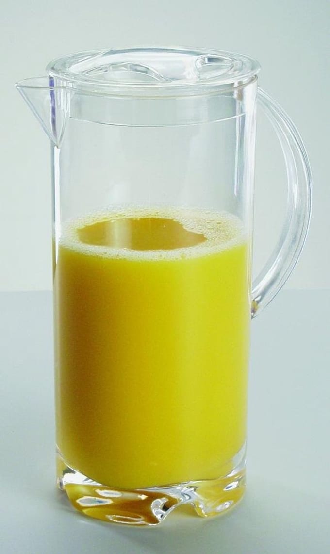 APS Waterkaraf - transparante karaf van MS - Ø 12 cm - 2 liter