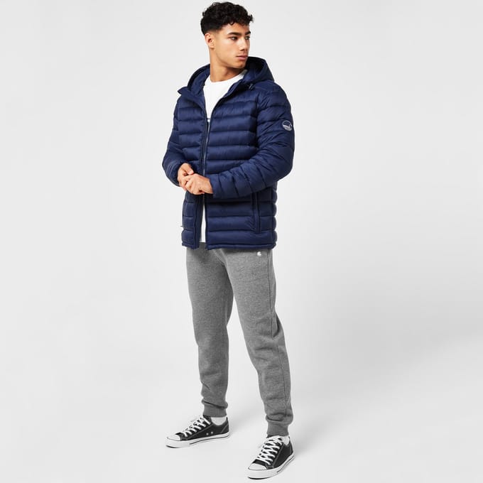 SoulCal - Micro Bubble Jacket - In between jack - Heren - Donker blauw - M