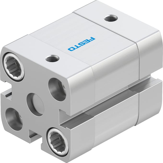 Festo Compacte Cilinder 20mm Boring 10mm Slag ISO 21287 Dubbelwerkend - 536243 - P2BK4