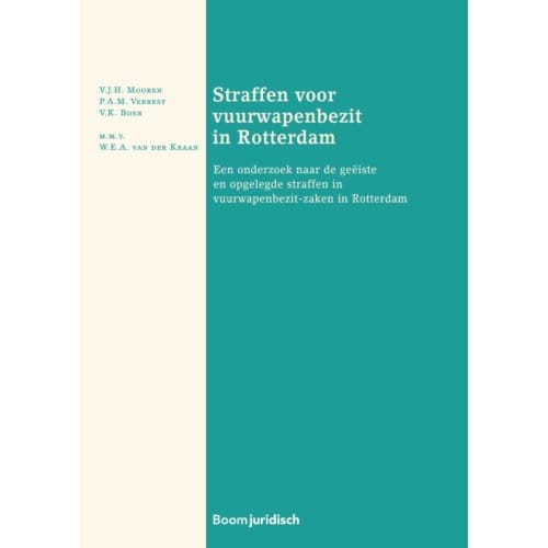 Straffen Voor Vuurwapenbezit In Rotterdam - V.J.H. Mooren