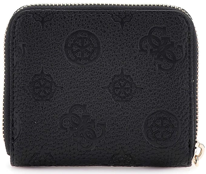 Guess Cresida ll Portemonnee Dames - Ritsportemonnee - Imitatieleer - Zwart