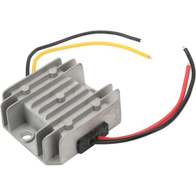 DC Buck Module met Kabel IP67 Waterdicht Spanningsomzetter Transformator Module 60V naar 12V 3A gray