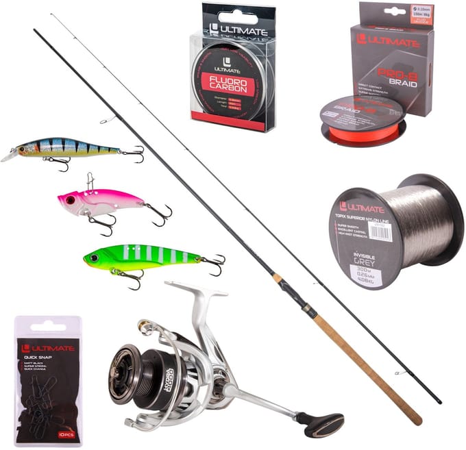 Ultimate Sea Trout Complete Hengelset - Roofvis Set