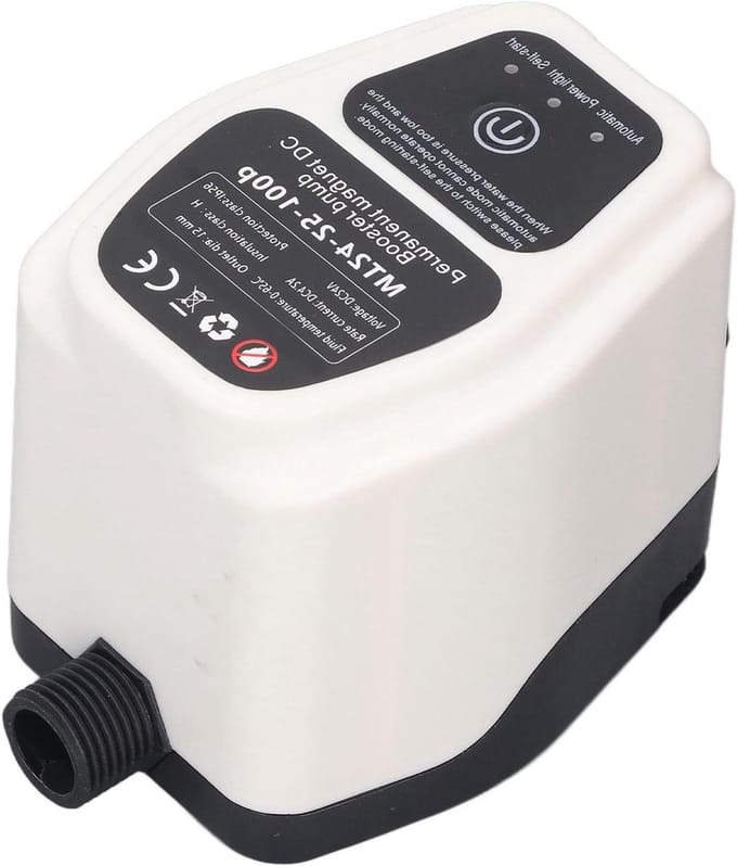 Boosterpomp - Waterdrukverhoger - Huishoudelijke Druk - Energiebesparend Stil - 100W - Wit