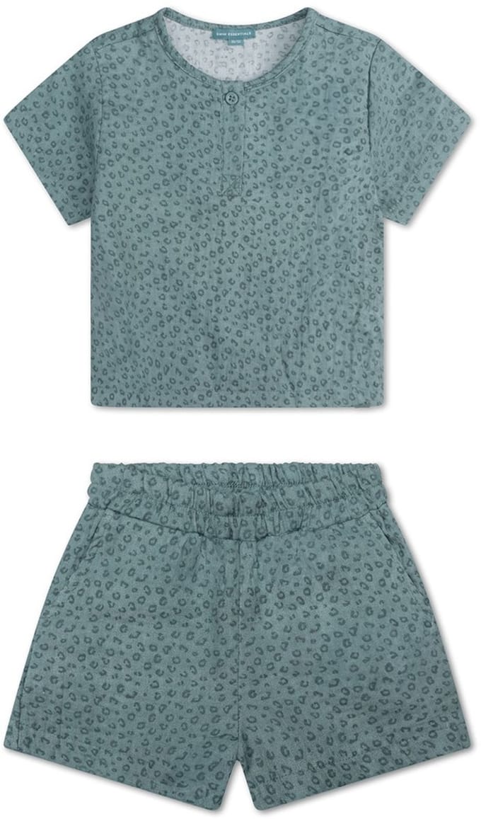 Green Leopard Jumpsuit