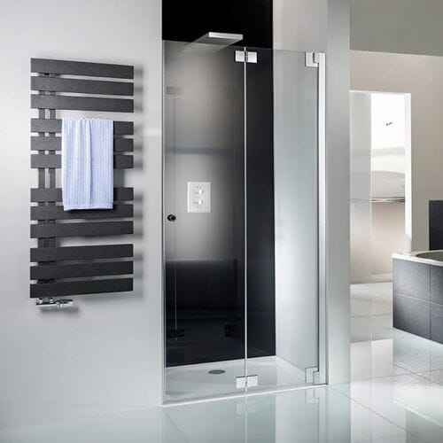 HSK K2P hinged folding door for niche 75 cm, stop right 2108075-R