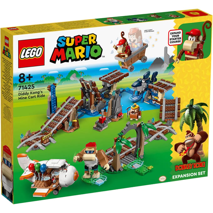 LEGO Super Mario Uitbreidingsset: Diddy Kongs mijnwagenrit - 71425
