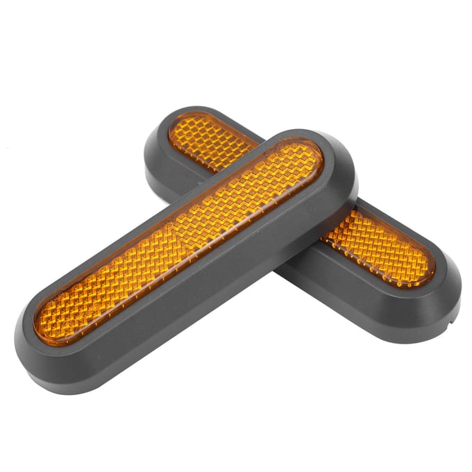 Cache Décoratif de Roue Arrière de Scooter Bande Réfléchissante avec Vis pour Xiaomi M365PROPRO2 orange