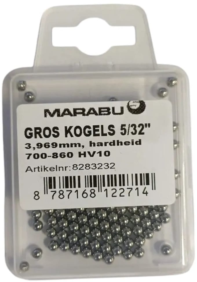 Kogels Marabu 1A - 5/32 - 3.969mm (per gros)