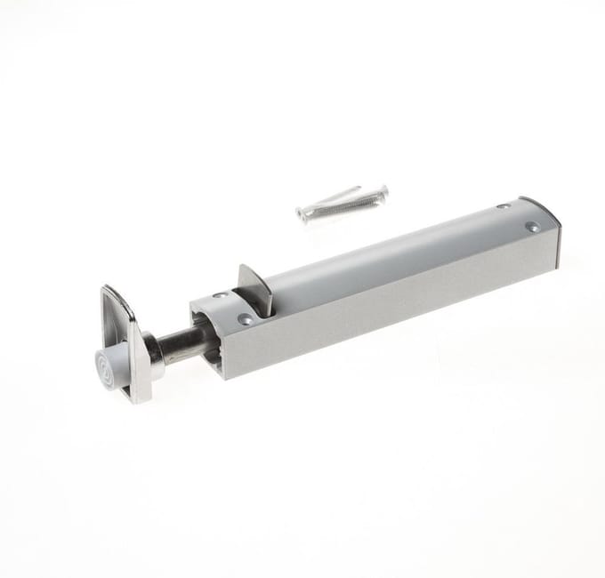Deurvastzetter Design zilver 120mm Dictator ZE120