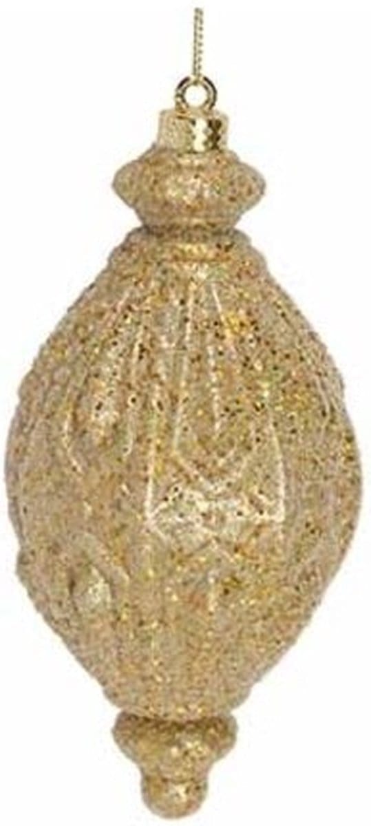Hanger -drop - glitter goud
