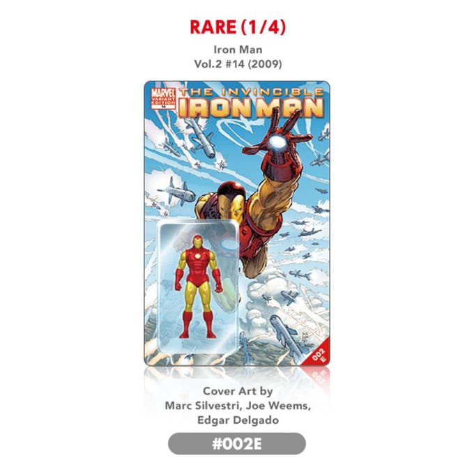 Hot-Toys-Pocket Cover Marvel 002E Iron Man Mk4