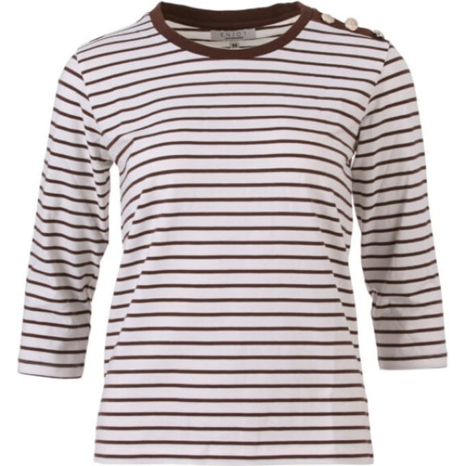 Enjoy T-shirt 431450 bruin