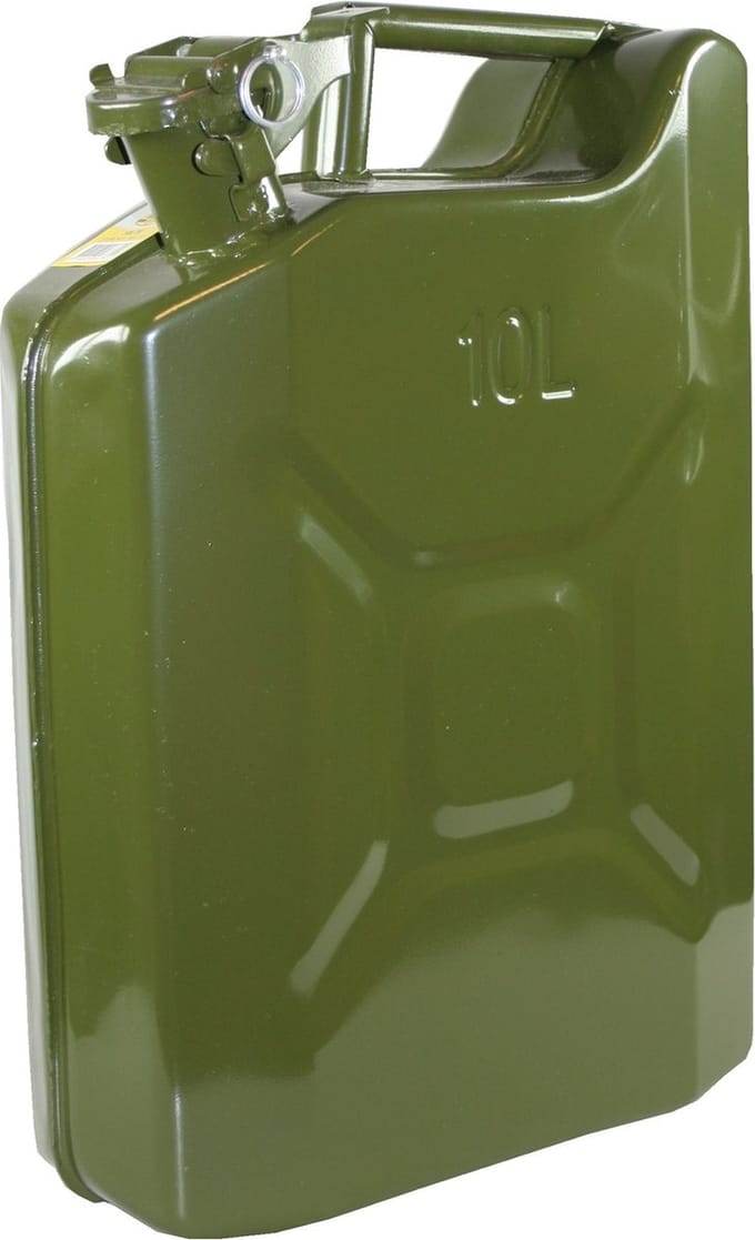Benson jerrycan 10 liter metaal