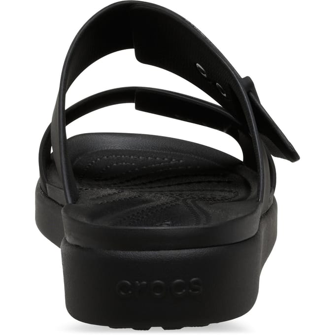 Crocs Brooklyn Buckle Dames Zwarte Sandalen