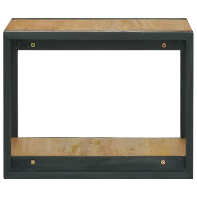 vidaXL - Badkamerwandkast - 45x45x35 - cm - massief - teakhout